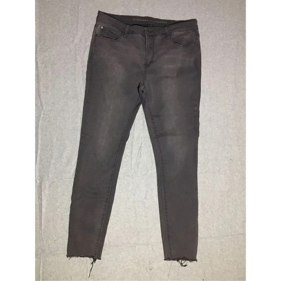 Womens Articles of Society Jeans Size 32 Black Grey Skinny Jeans Denim Casual - Picture 1 of 5